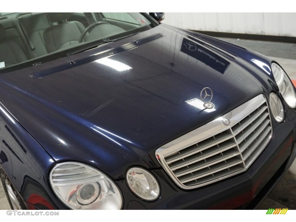 2007 E 320 Bluetec Sedan - Capri Blue Metallic / Cashmere photo #56