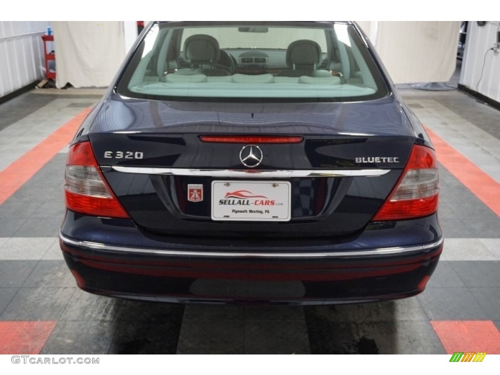 2007 E 320 Bluetec Sedan - Capri Blue Metallic / Cashmere photo #73