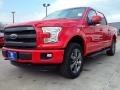 2016 Race Red Ford F150 Lariat SuperCrew 4x4  photo #9