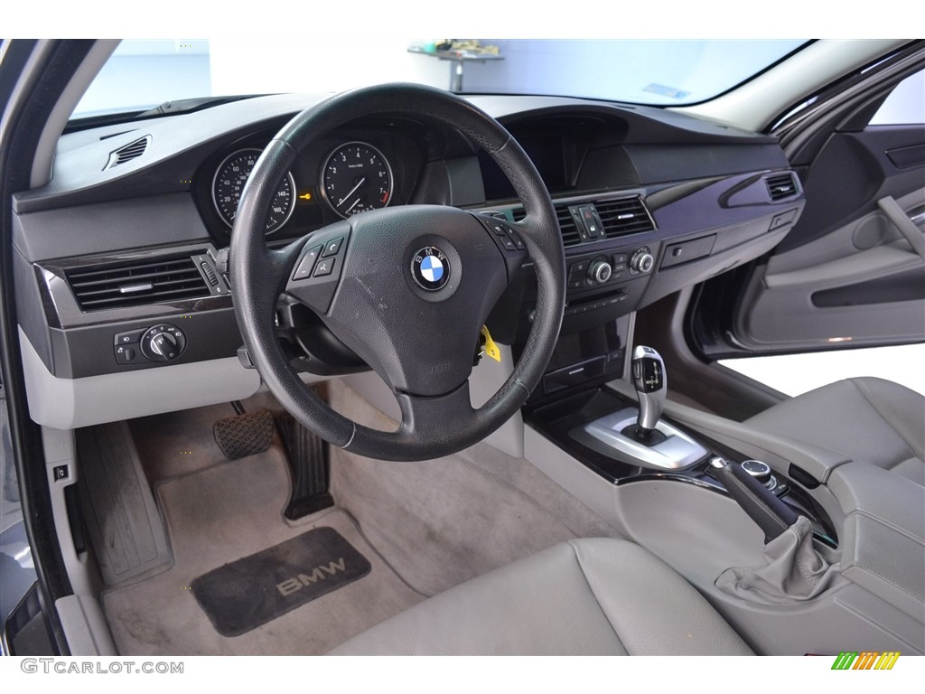 2010 5 Series 528i Sedan - Platinum Grey Metallic / Gray photo #12