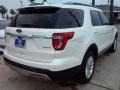 2016 White Platinum Metallic Tri-Coat Ford Explorer XLT  photo #8