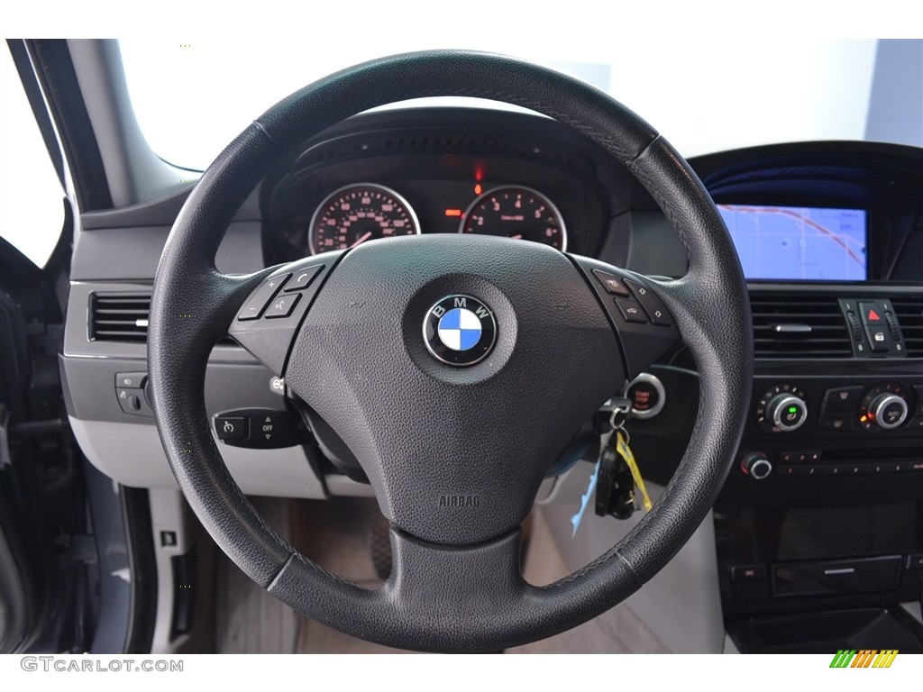 2010 5 Series 528i Sedan - Platinum Grey Metallic / Gray photo #30