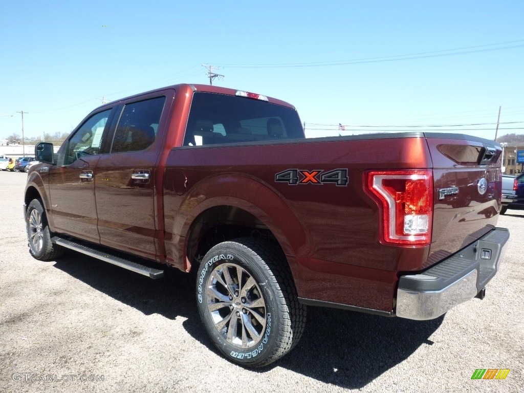 2016 F150 XLT SuperCrew 4x4 - Bronze Fire / Medium Earth Gray photo #5