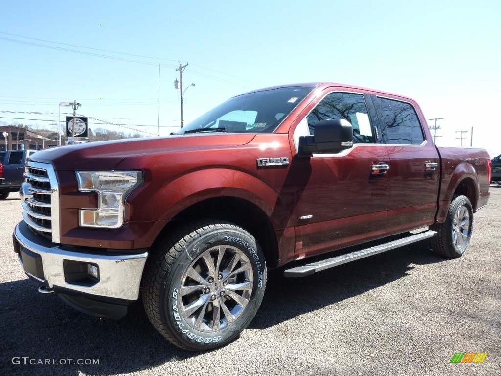 2016 F150 XLT SuperCrew 4x4 - Bronze Fire / Medium Earth Gray photo #7