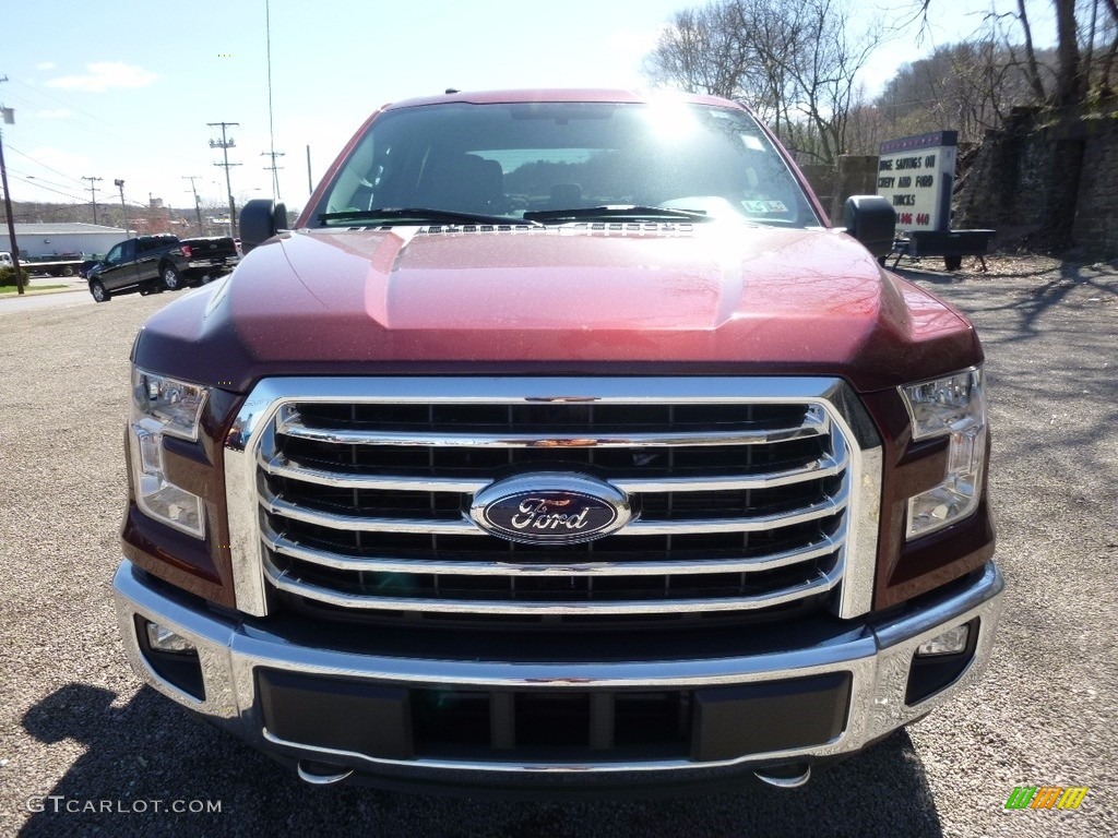 2016 F150 XLT SuperCrew 4x4 - Bronze Fire / Medium Earth Gray photo #8