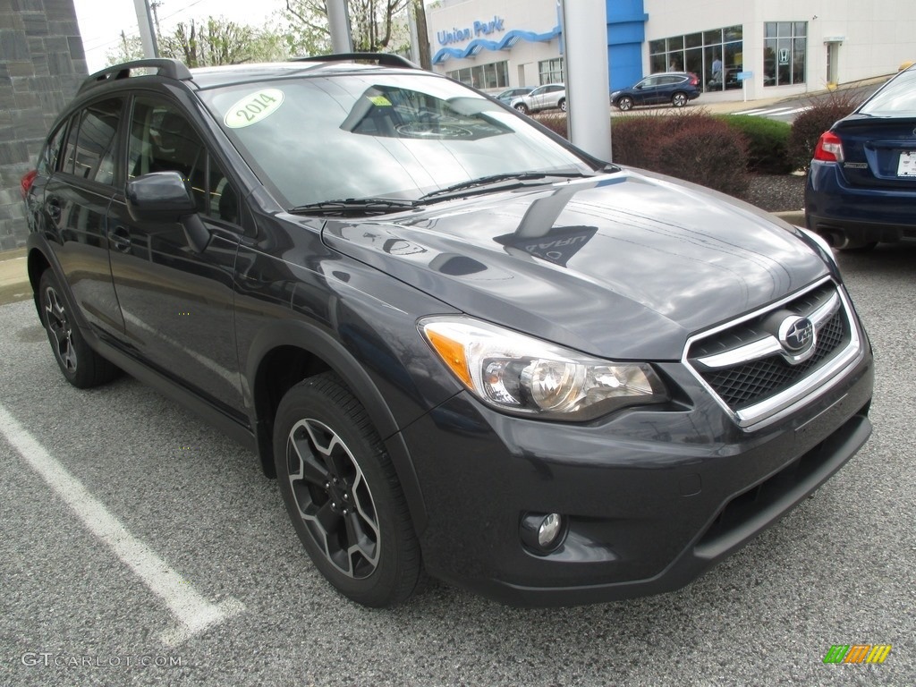 2014 XV Crosstrek 2.0i Limited - Dark Gray Metallic / Black photo #8