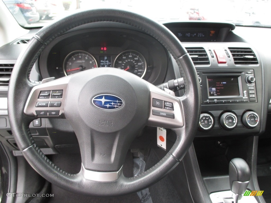 2014 XV Crosstrek 2.0i Limited - Dark Gray Metallic / Black photo #12