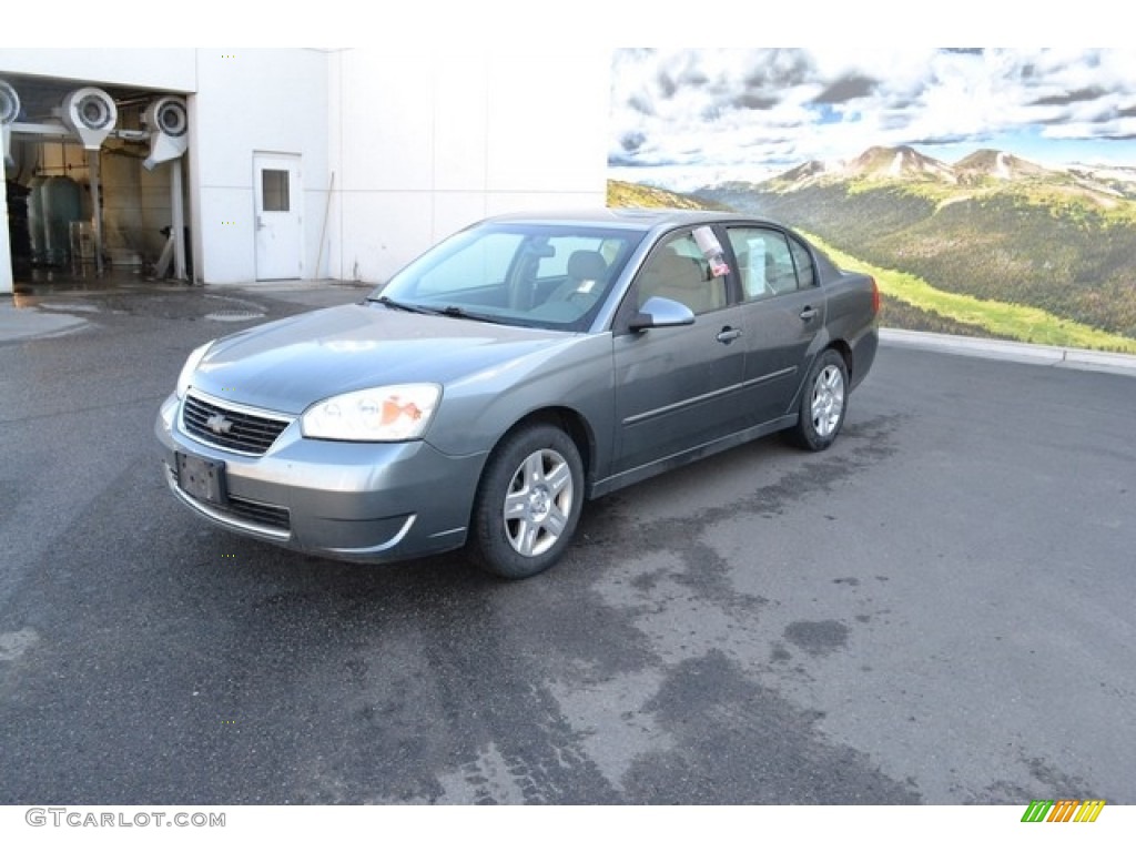 2006 Malibu LT V6 Sedan - Medium Gray Metallic / Titanium Gray photo #5