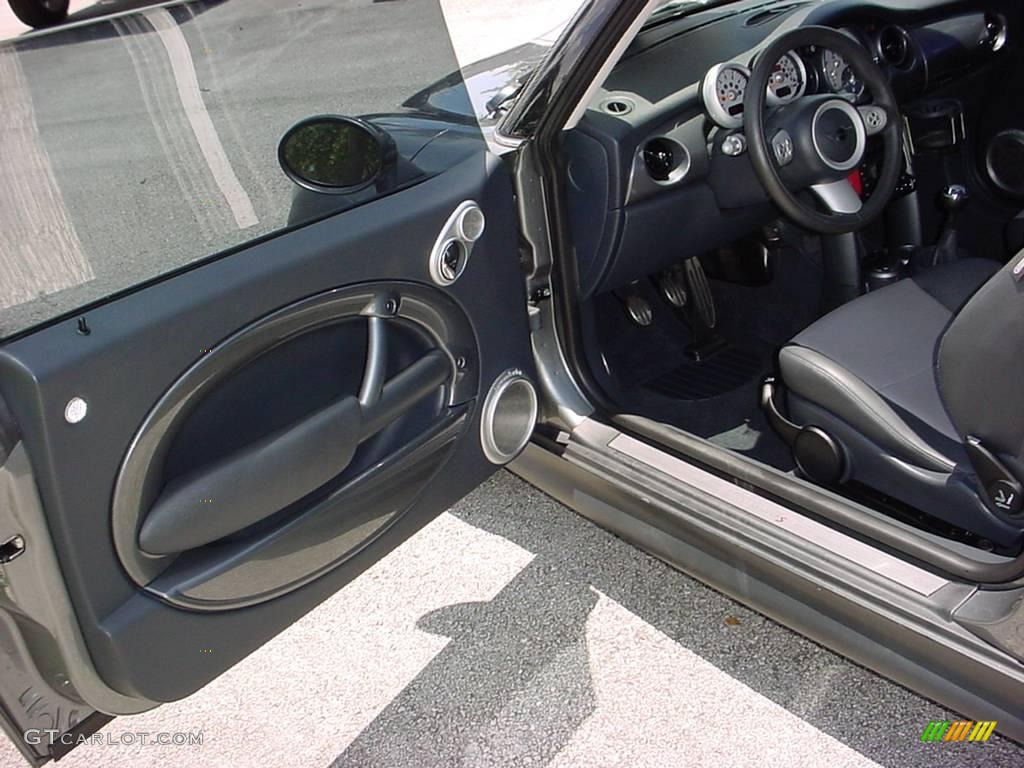 2005 Cooper S Hardtop - Dark Silver Metallic / Space Grey/Panther Black photo #9