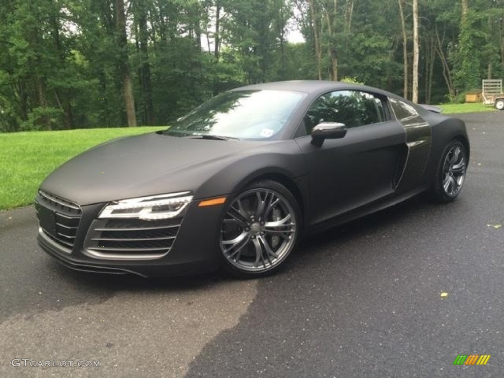 2015 R8 V10 Plus - Mythos Black Metallic / Black photo #3