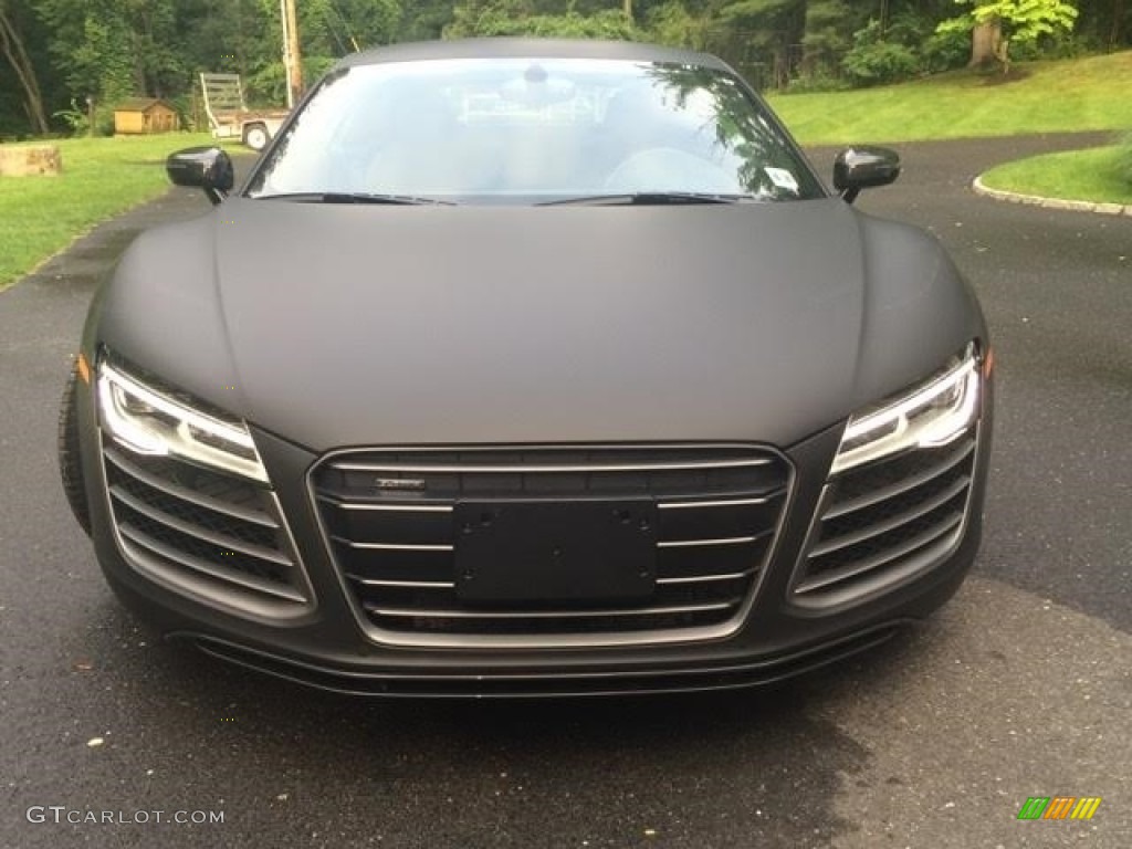 2015 R8 V10 Plus - Mythos Black Metallic / Black photo #12