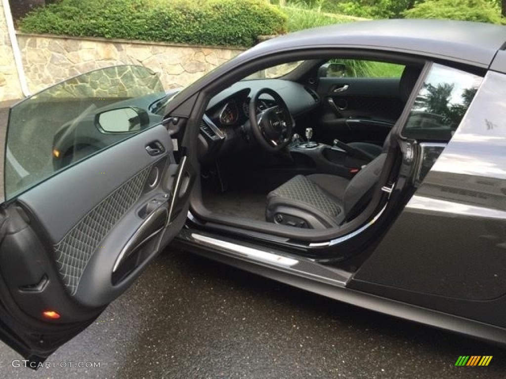 2015 R8 V10 Plus - Mythos Black Metallic / Black photo #14