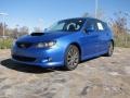 2009 WR Blue Mica Subaru Impreza WRX Wagon  photo #2