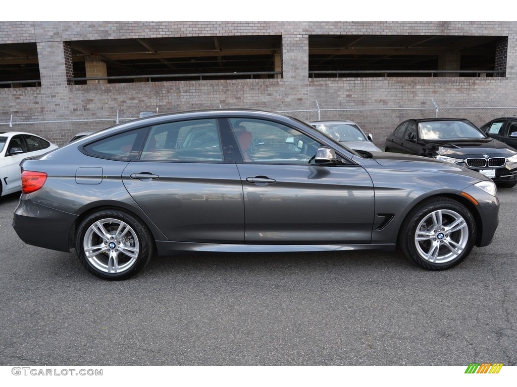 2016 3 Series 328i xDrive Gran Turismo - Mineral Grey Metallic / Coral Red photo #2