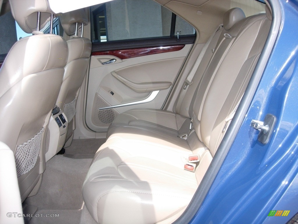 2009 CTS 4 AWD Sedan - Blue Diamond Tri-Coat / Cashmere/Cocoa photo #11