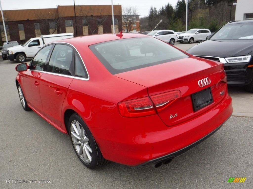 2015 A4 2.0T Premium Plus quattro - Brilliant Red / Black photo #13