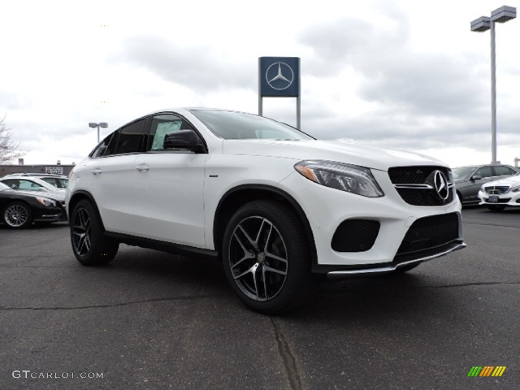 Polar White 2016 Mercedes-Benz GLE 450 AMG 4Matic Coupe Exterior Photo #111993027