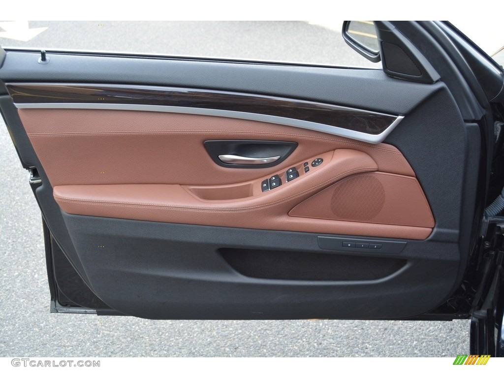 2013 5 Series 528i xDrive Sedan - Black Sapphire Metallic / Cinnamon Brown photo #8