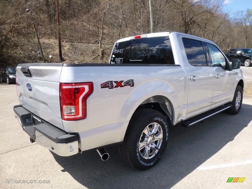 2016 F150 XLT SuperCrew 4x4 - Ingot Silver / Medium Earth Gray photo #2