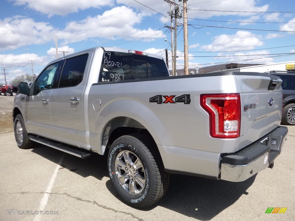 2016 F150 XLT SuperCrew 4x4 - Ingot Silver / Medium Earth Gray photo #5