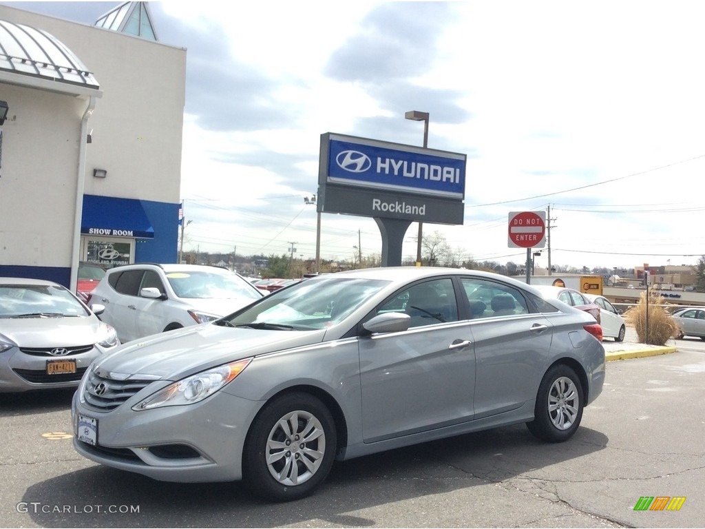 2011 Sonata GLS - Iridescent Silver Blue Metallic / Gray photo #1