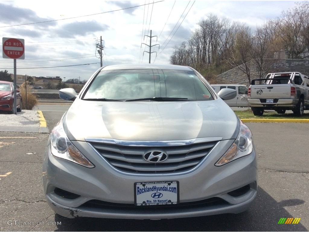 2011 Sonata GLS - Iridescent Silver Blue Metallic / Gray photo #2