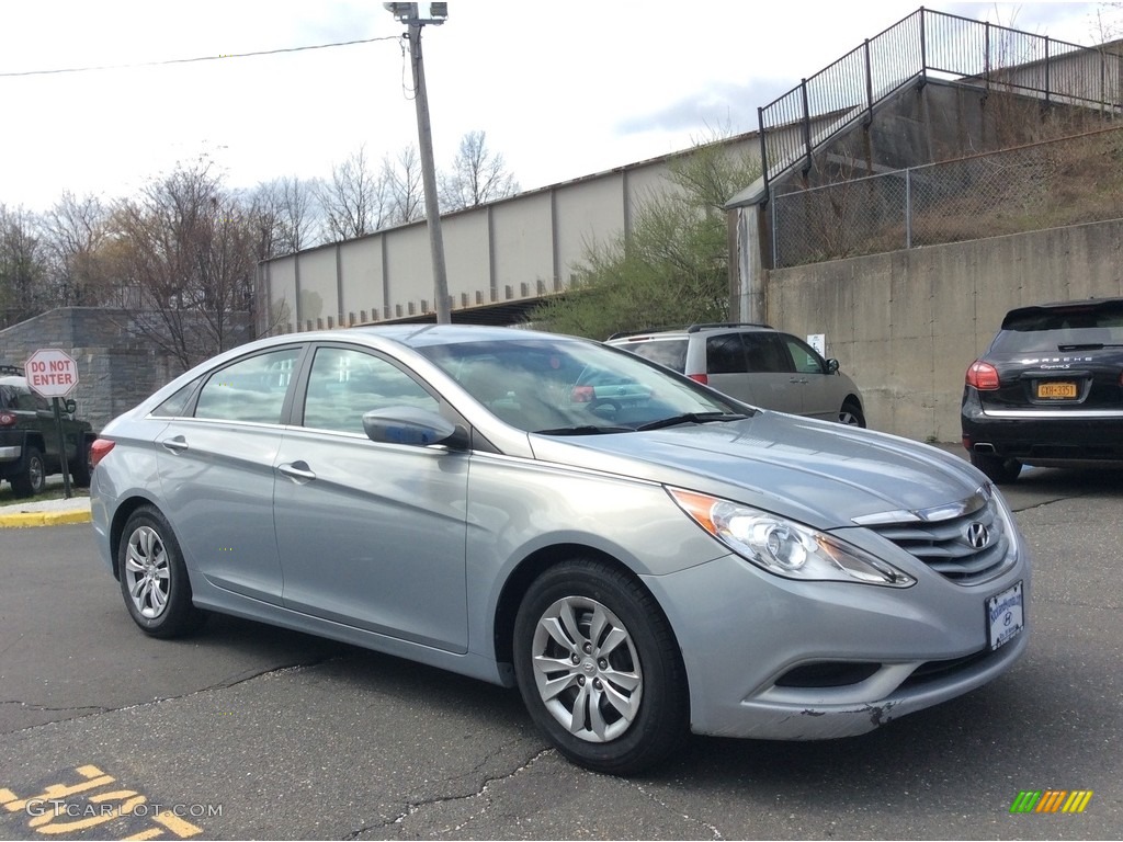 2011 Sonata GLS - Iridescent Silver Blue Metallic / Gray photo #3