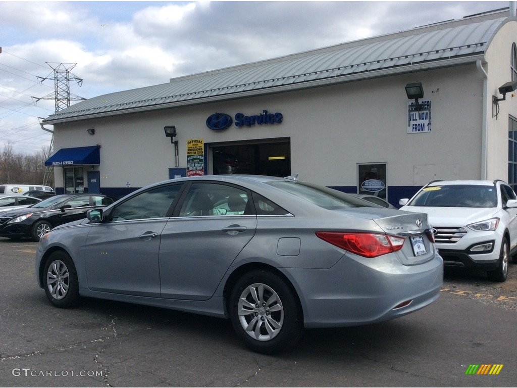 2011 Sonata GLS - Iridescent Silver Blue Metallic / Gray photo #6