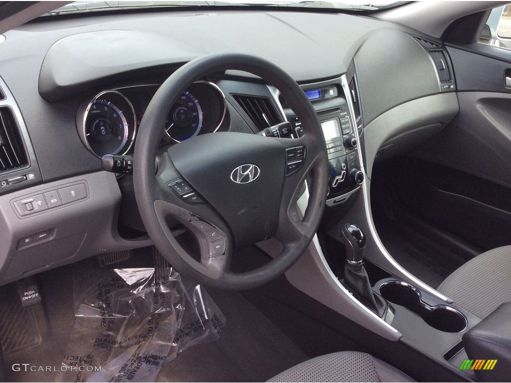 2011 Sonata GLS - Iridescent Silver Blue Metallic / Gray photo #9