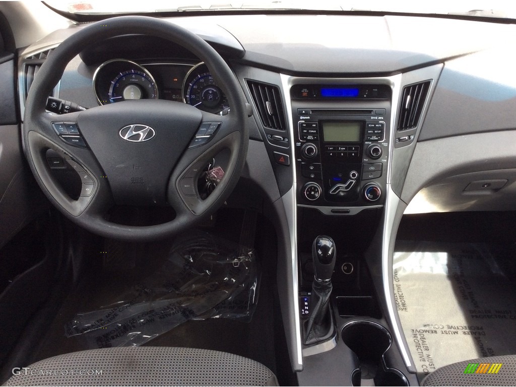 2011 Sonata GLS - Iridescent Silver Blue Metallic / Gray photo #13