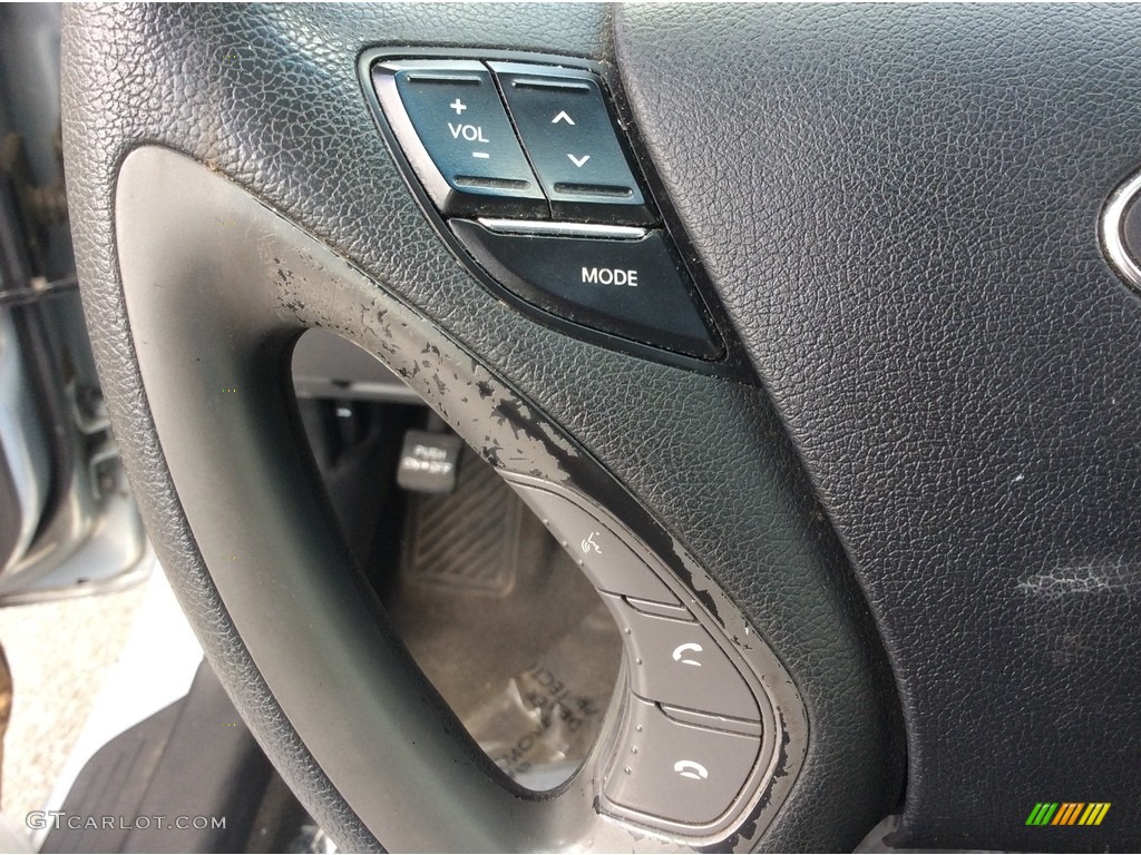 2011 Sonata GLS - Iridescent Silver Blue Metallic / Gray photo #17