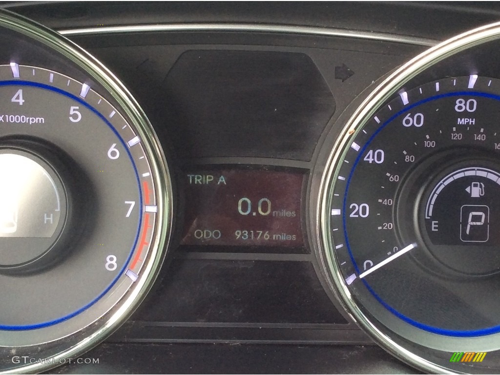 2011 Sonata GLS - Iridescent Silver Blue Metallic / Gray photo #19