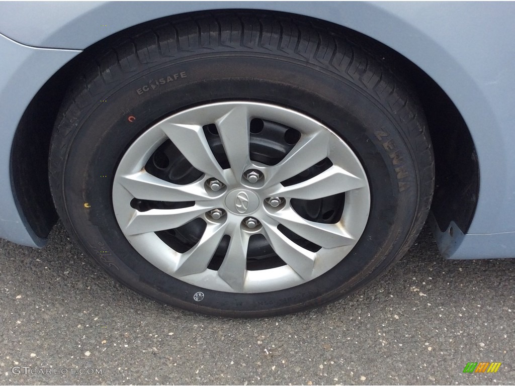 2011 Sonata GLS - Iridescent Silver Blue Metallic / Gray photo #29