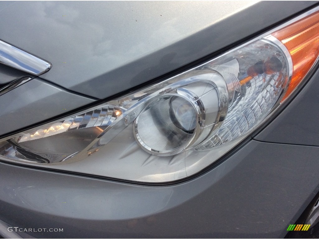 2011 Sonata GLS - Iridescent Silver Blue Metallic / Gray photo #31