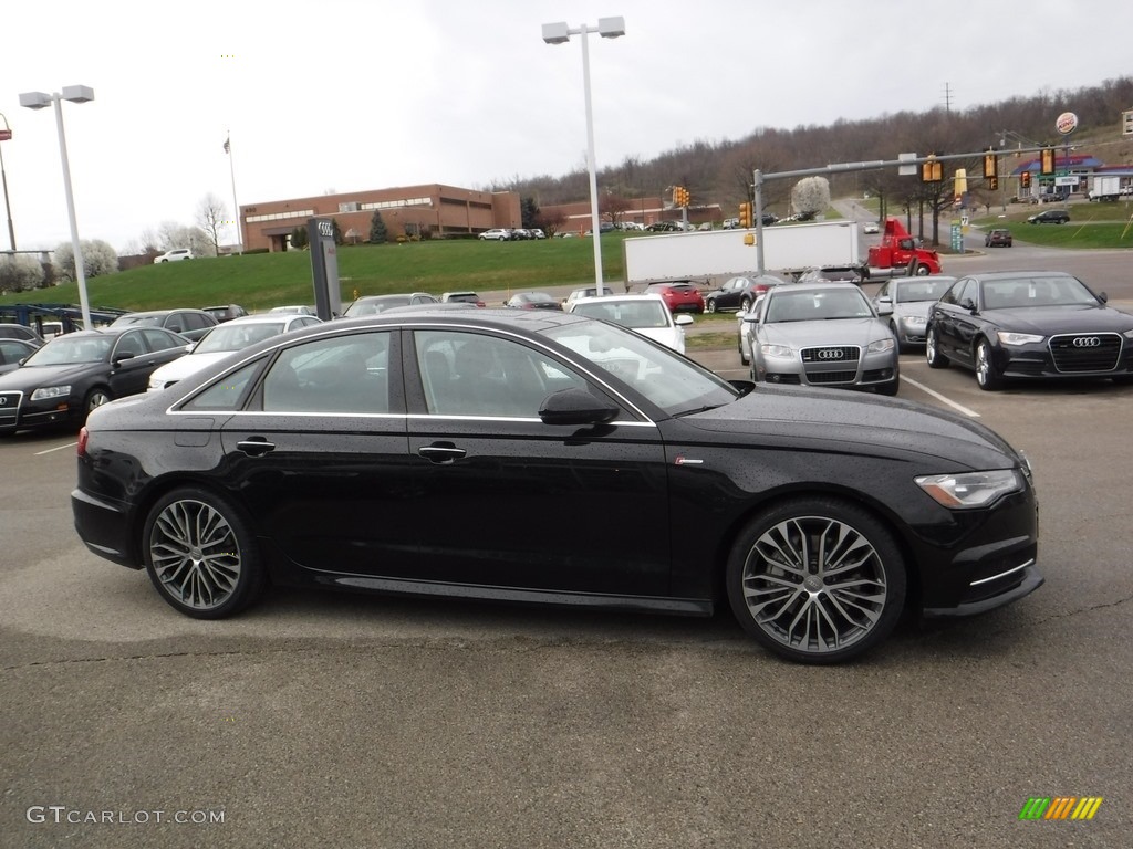 Mythos Black Metallic 2016 Audi A6 3.0 TFSI Premium Plus quattro Exterior Photo #111997551