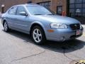 2001 Satin Blue Pearl Nissan Maxima GLE  photo #1