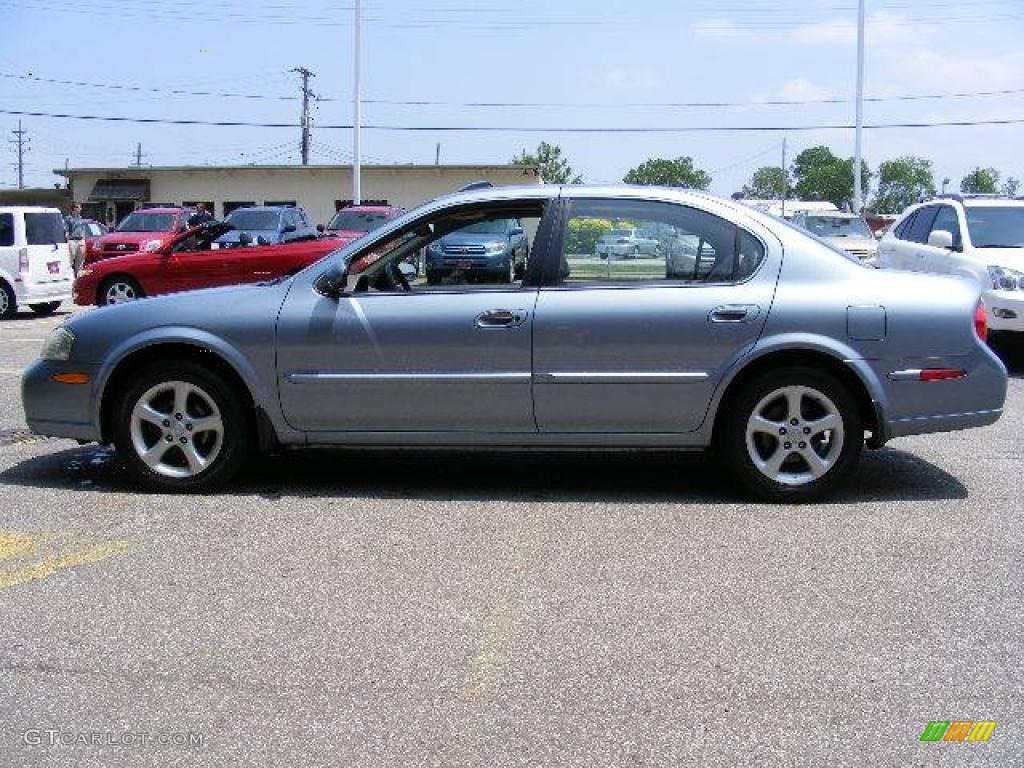 2001 Maxima GLE - Satin Blue Pearl / Frost photo #6