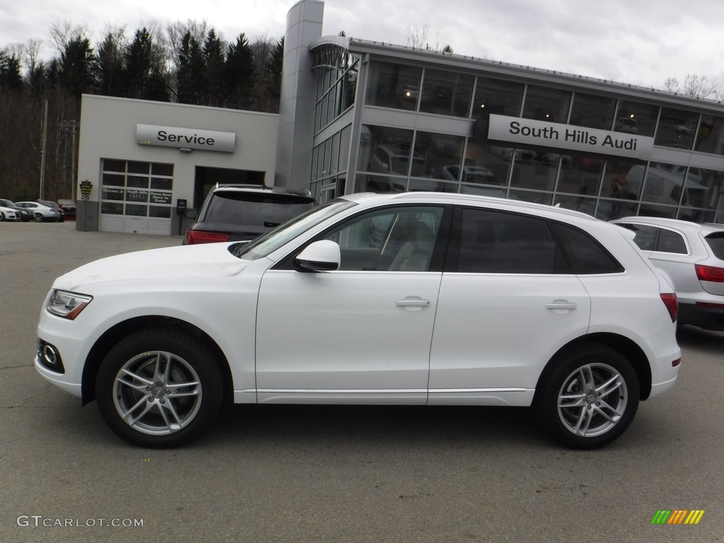 2016 Q5 2.0 TFSI Premium quattro - Ibis White / Pistachio Beige photo #2
