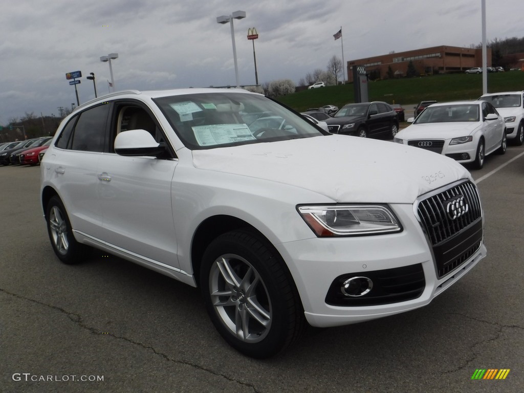 2016 Q5 2.0 TFSI Premium quattro - Ibis White / Pistachio Beige photo #7