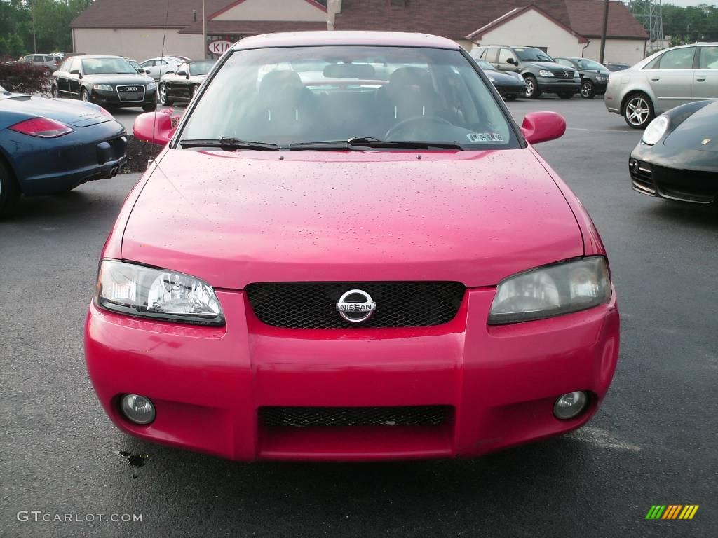 2002 Sentra SE-R - Aztec Red / Lava photo #5