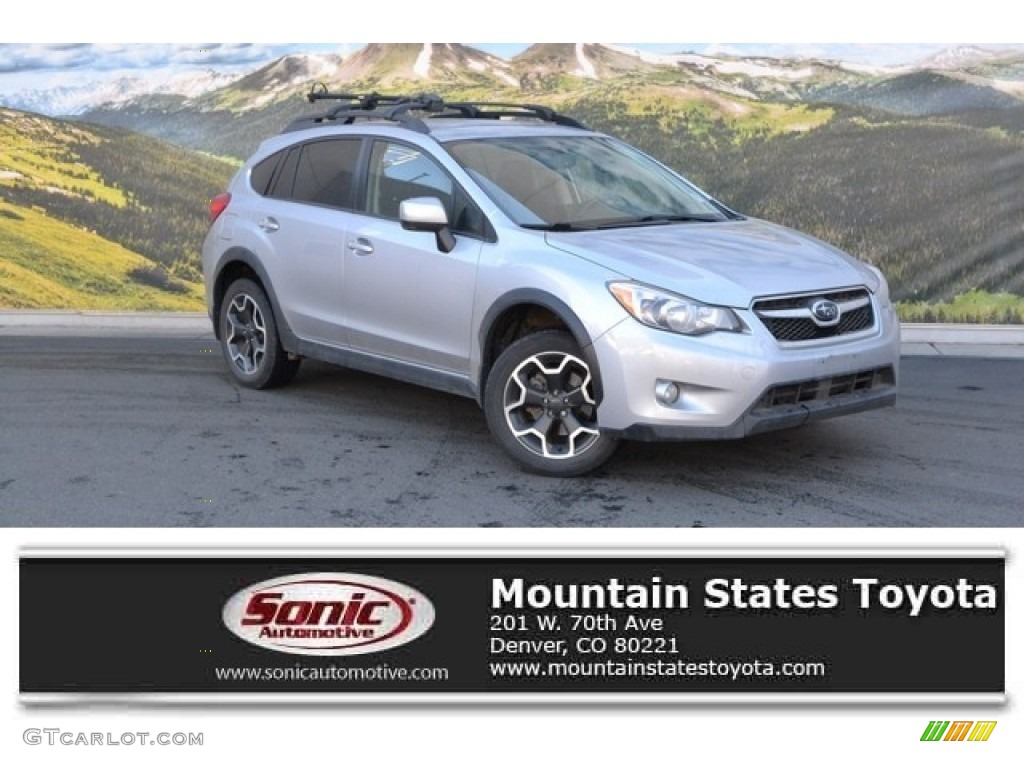 2013 XV Crosstrek 2.0 Premium - Ice Silver Metallic / Black photo #1