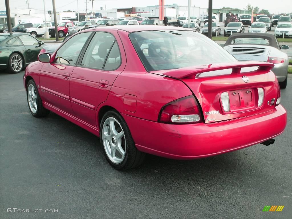 2002 Sentra SE-R - Aztec Red / Lava photo #7