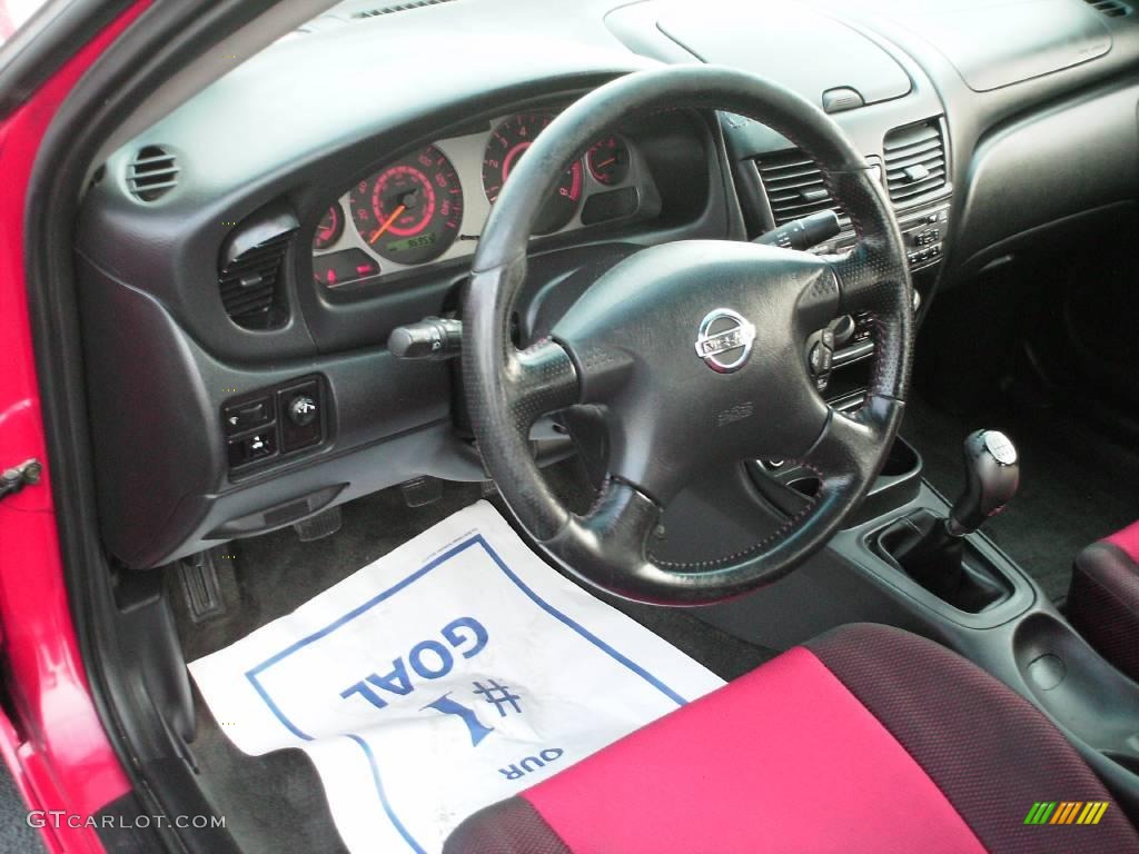 2002 Sentra SE-R - Aztec Red / Lava photo #24