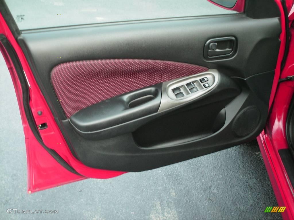 2002 Sentra SE-R - Aztec Red / Lava photo #25