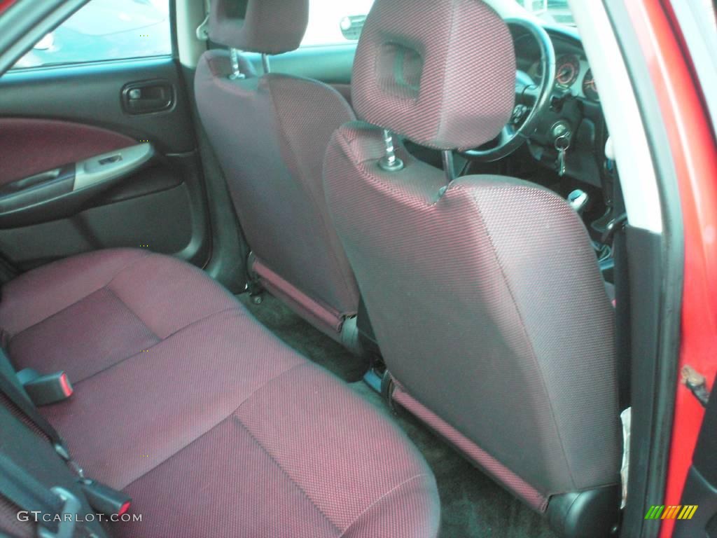 2002 Sentra SE-R - Aztec Red / Lava photo #32
