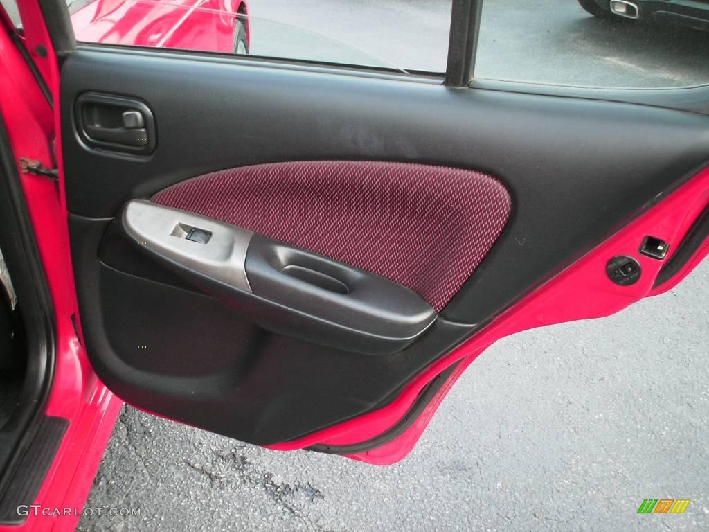 2002 Sentra SE-R - Aztec Red / Lava photo #33