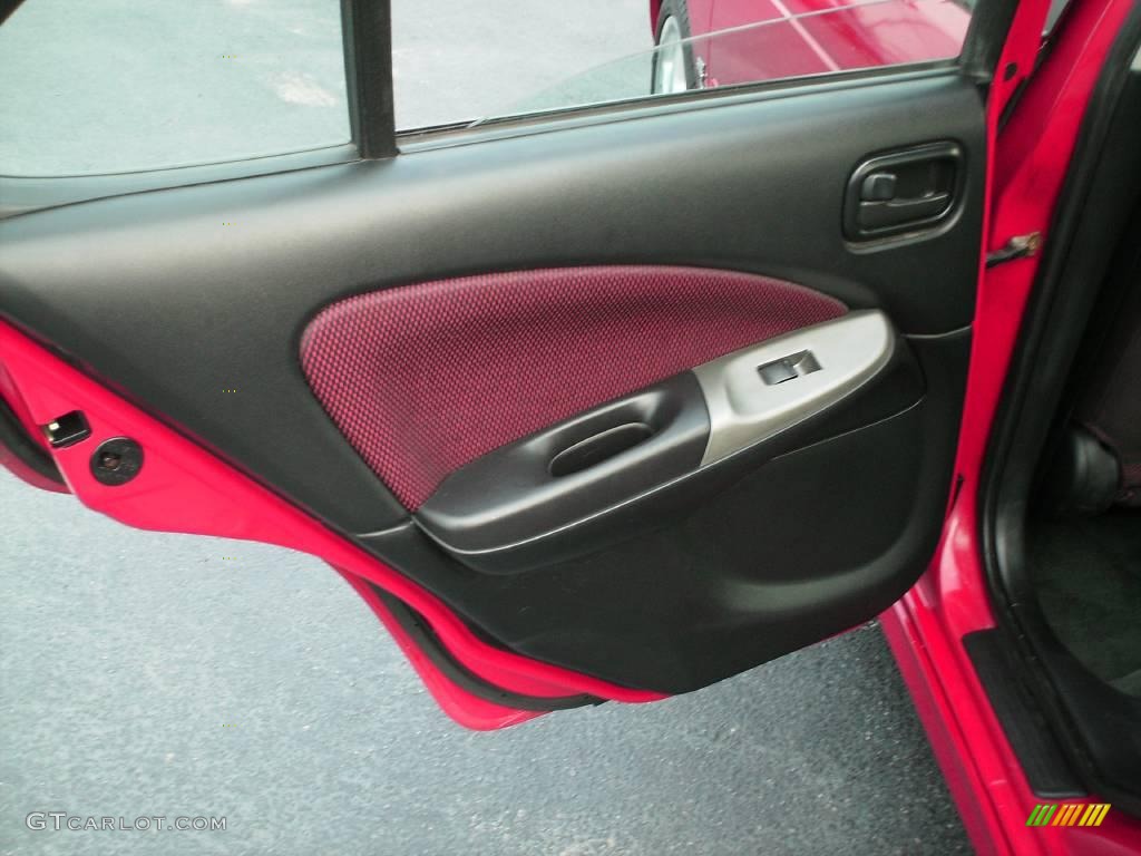 2002 Sentra SE-R - Aztec Red / Lava photo #38
