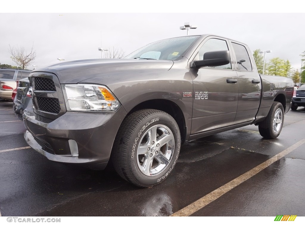 2014 1500 Express Quad Cab - Granite Crystal Metallic / Black/Diesel Gray photo #1