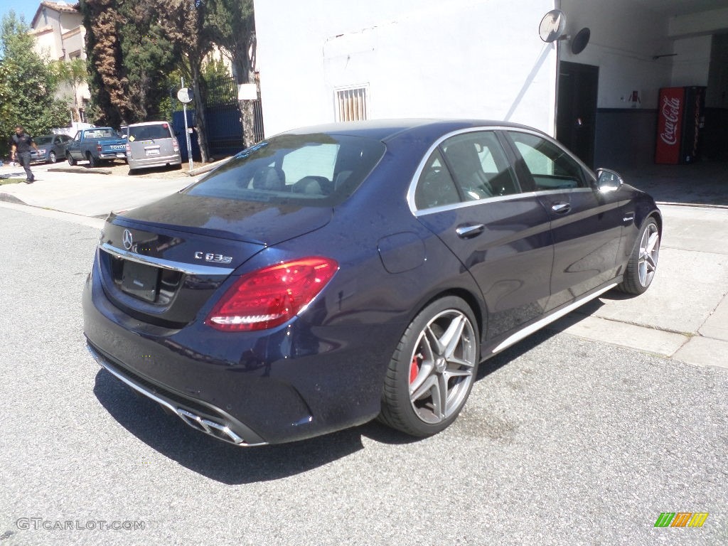 Lunar Blue Metallic 2015 Mercedes-Benz C 63 AMG Exterior Photo #112004070