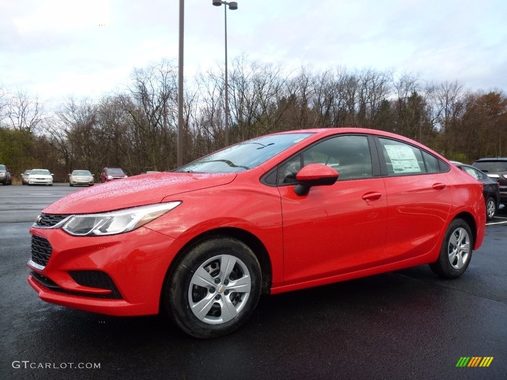 Red Hot 2016 Chevrolet Cruze LS Sedan Exterior Photo #112006146